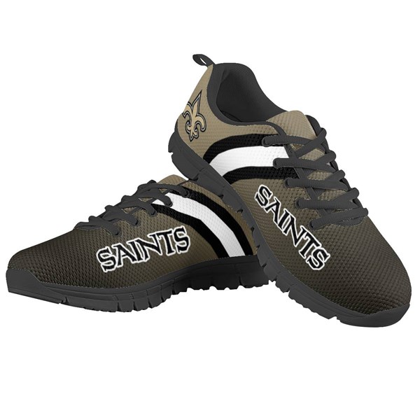 Men's New Orleans Saints AQ Running NFL Shoes 003